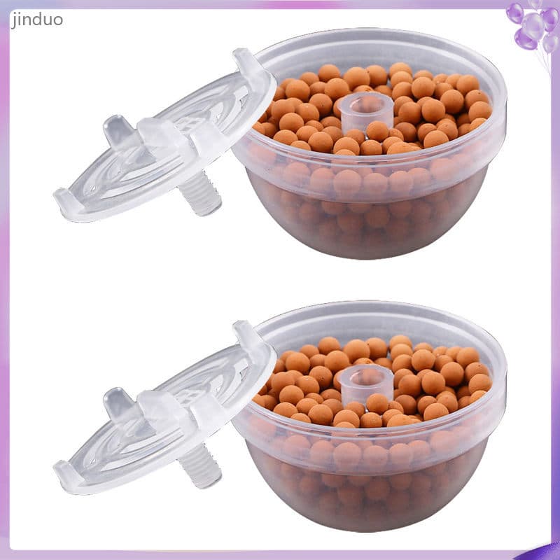 🏠 2Peças Bola Mineral Para Tanque De Peixes Material Plástico Decoração