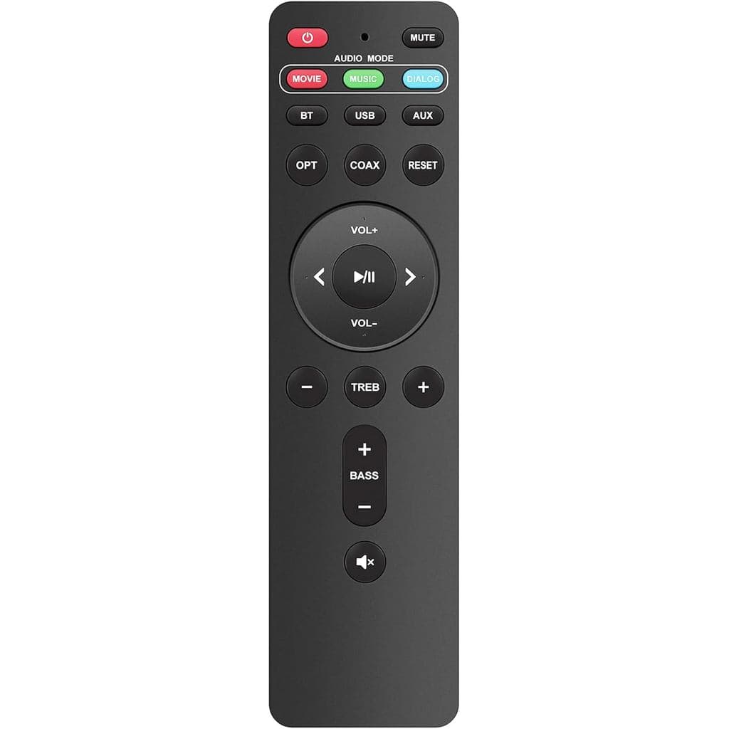 Controle Remoto de Substituição Compatível com a Soundbar BESTISAN SG02 SR02 SD08 S7021B SE02 S8520 SR01 SR04 SE01 ST09