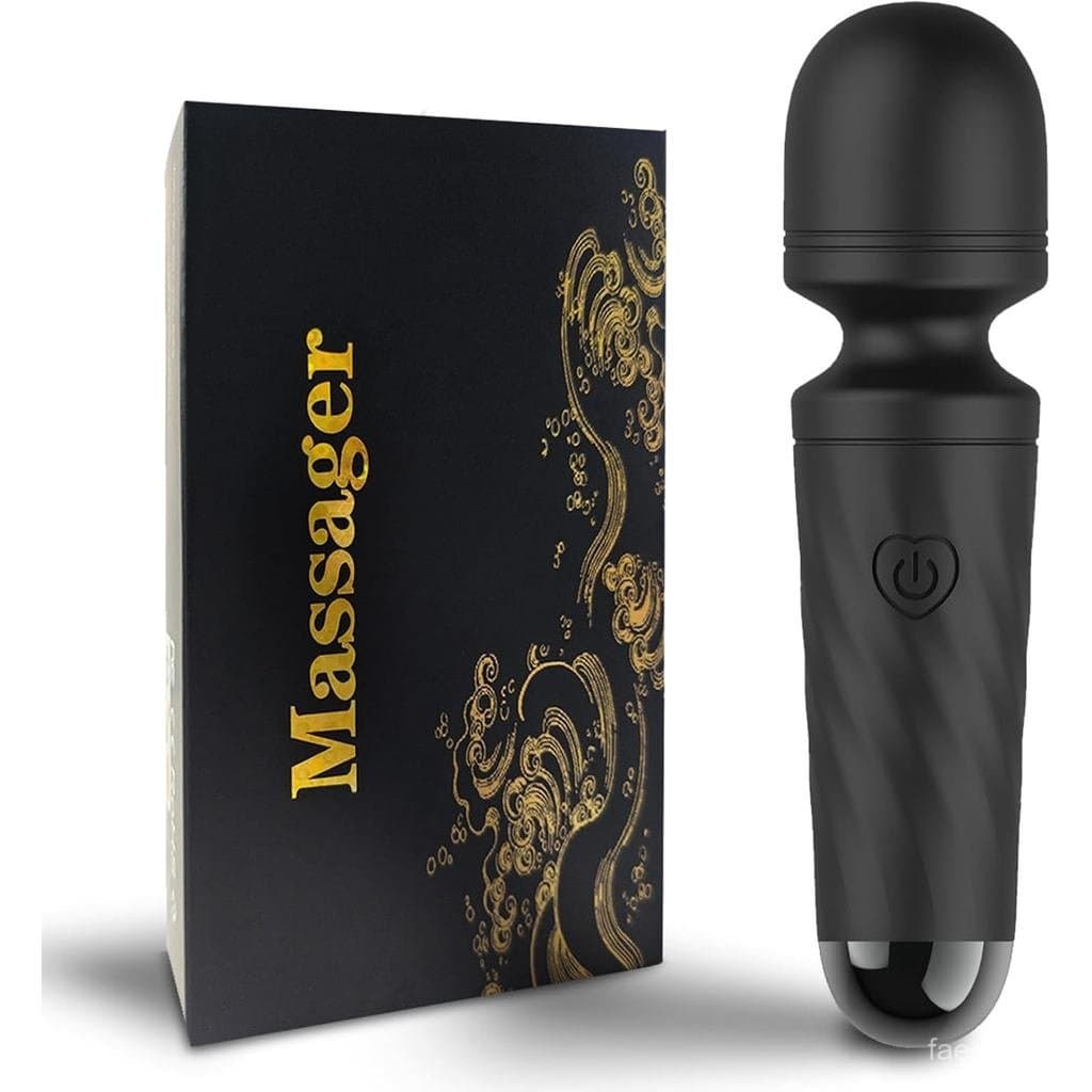 Mini massageador pessoal recarregável com 10 modos de vibração silenciosos, massageador portátil sem fio adequado para p