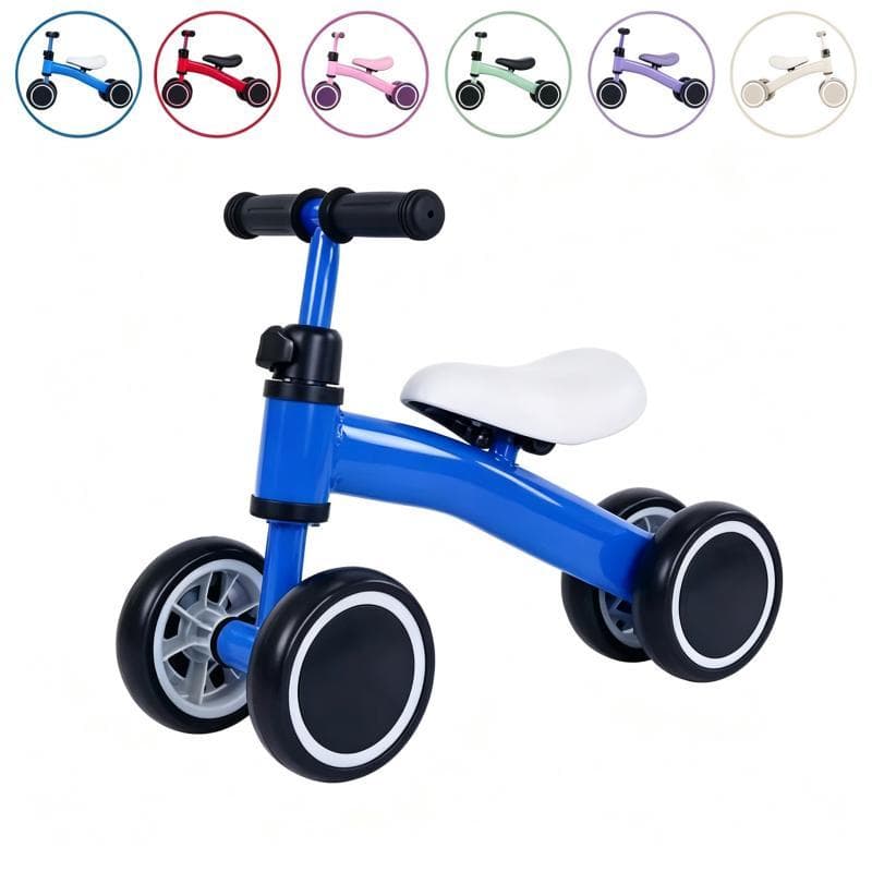 Children's Balance Bike Walker Without Pedal 4 Wheels Baby Child