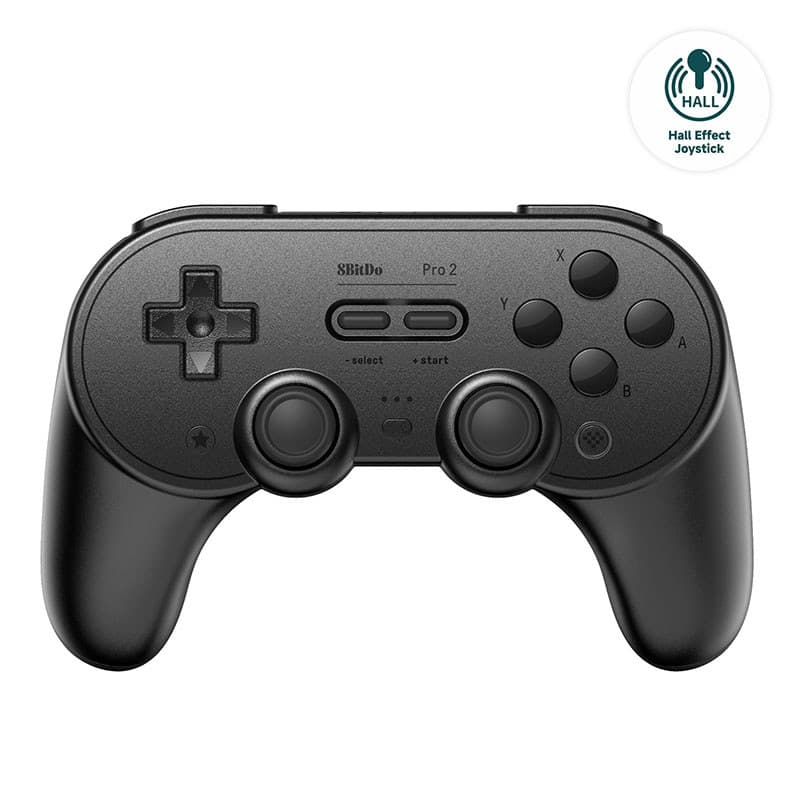 8BitDo Pro 2 + Bluetooth Gamepad Com Joysticks De Efeito Hall Para Switch , 2 , PC , macOS , Android , Steam Deck E Rasp