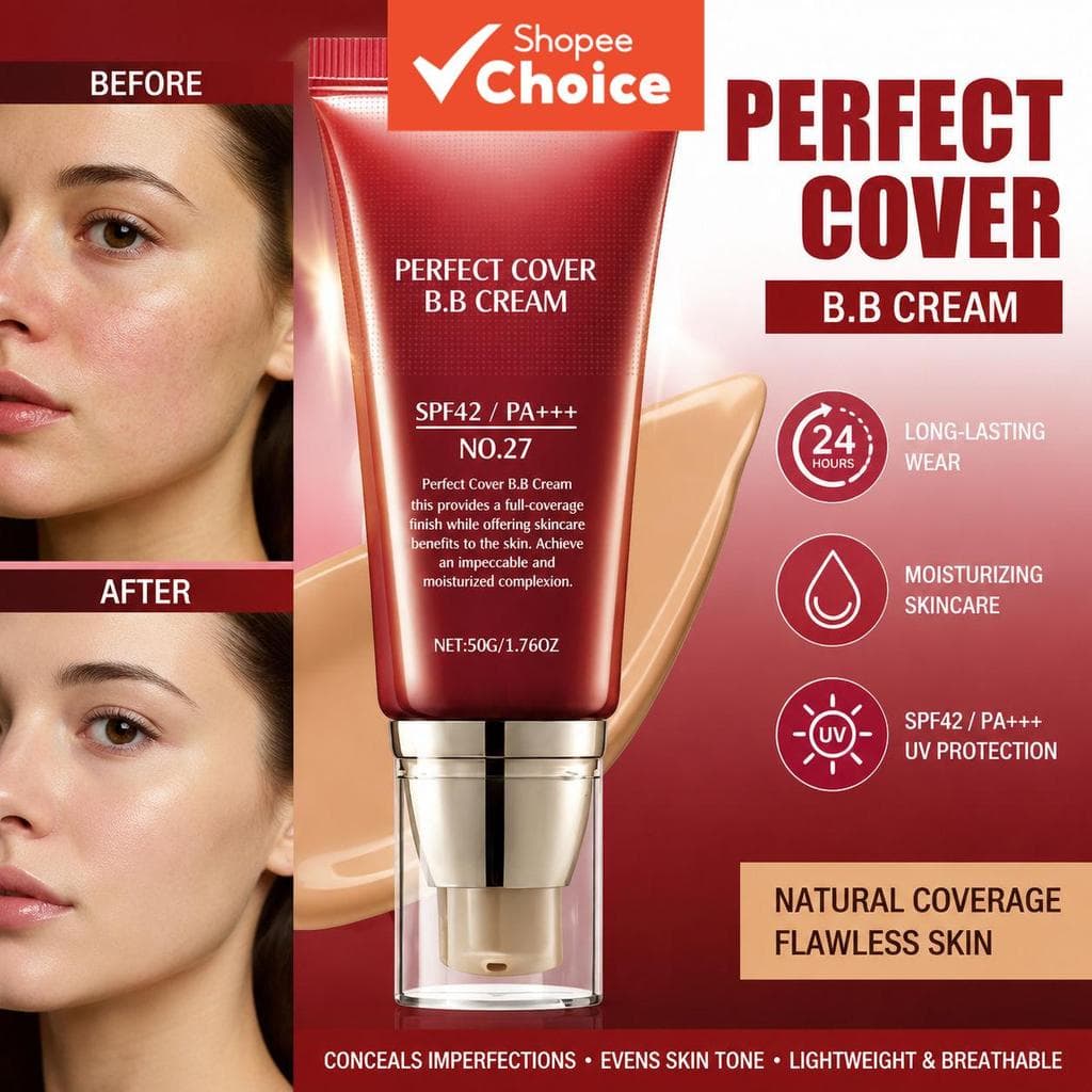 Hidratante e Corretivo BB Cream – Dimeticona para Pele Sedosa e Dióxido de Titânio para Defesa contra UV