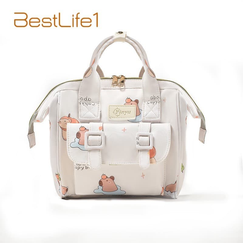 Mochila Térmica Portátil para Carrinho de Bebê - Bolsa de Grande Capacidade para Armazenamento de Leite QAKT