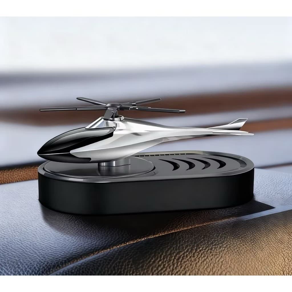 Energia solar Helicóptero Aromatizador Solar Veicular Cheirinho Para Carro