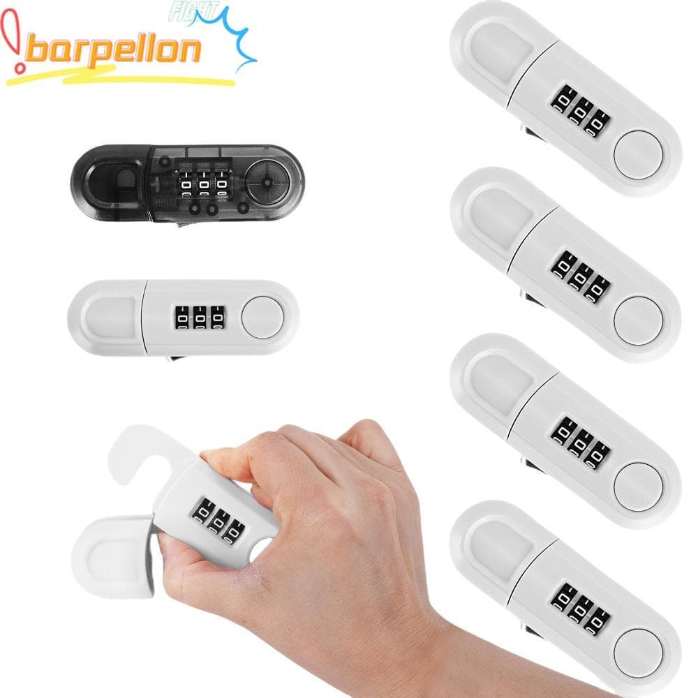 Fechadura De Segurança Para Porta De Armário BARPELLON , Trava De Senha De Gaveta De Plástico Multifuncional , Antirroub