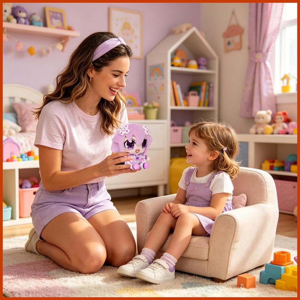 Bonito Pelúcia Brinquedos De Companheiro Boneca Quarto Acento Para Crianças Meninas Berçário Sala De Jogos Mesa habke2br