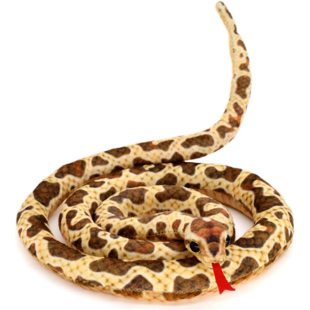 HWD Bonecos de Cobra Macios de 1,10 m de Comprimento, Animais de Pelúcia Fofos para Brincadeiras e Pegadinhas, Presentes