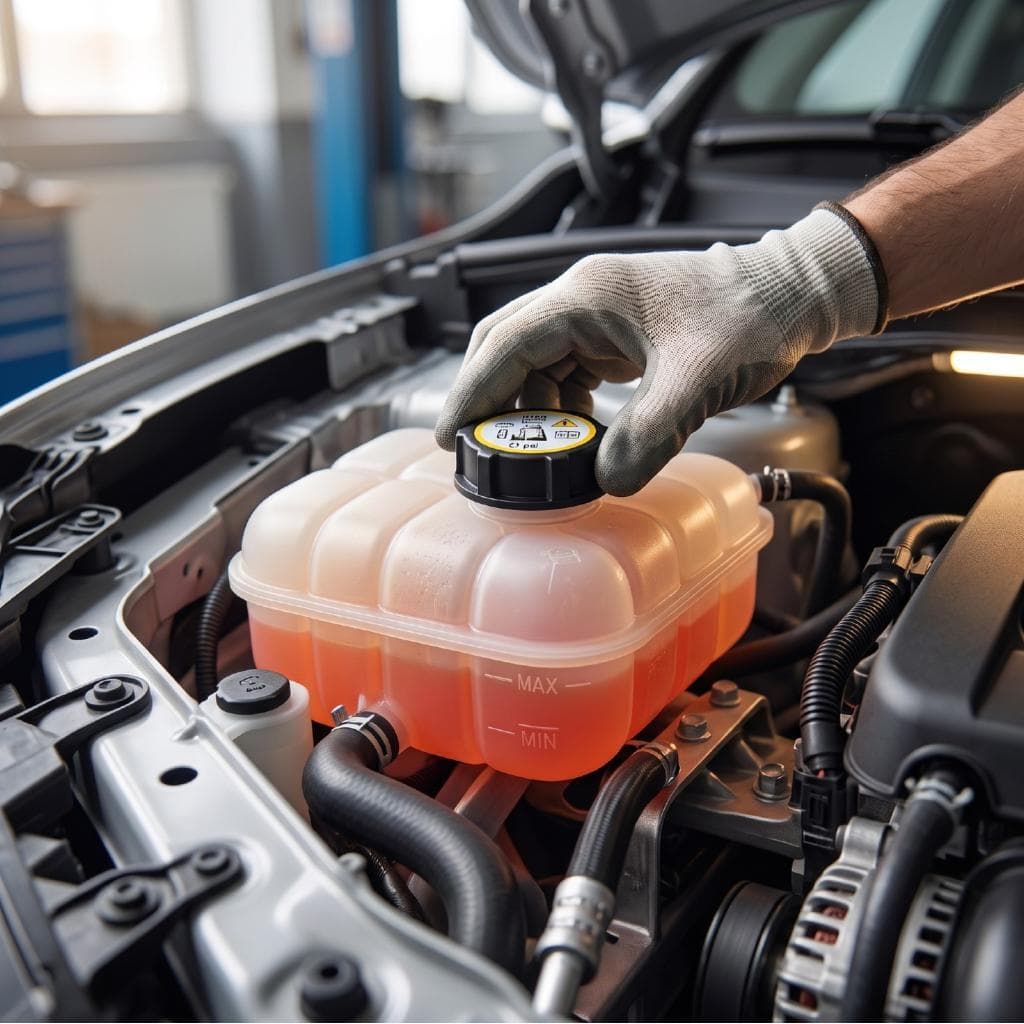 Besttool-BR Tanque reservatório de recuperação de líquido refrigerante do motor com tampa de substituição para Ford