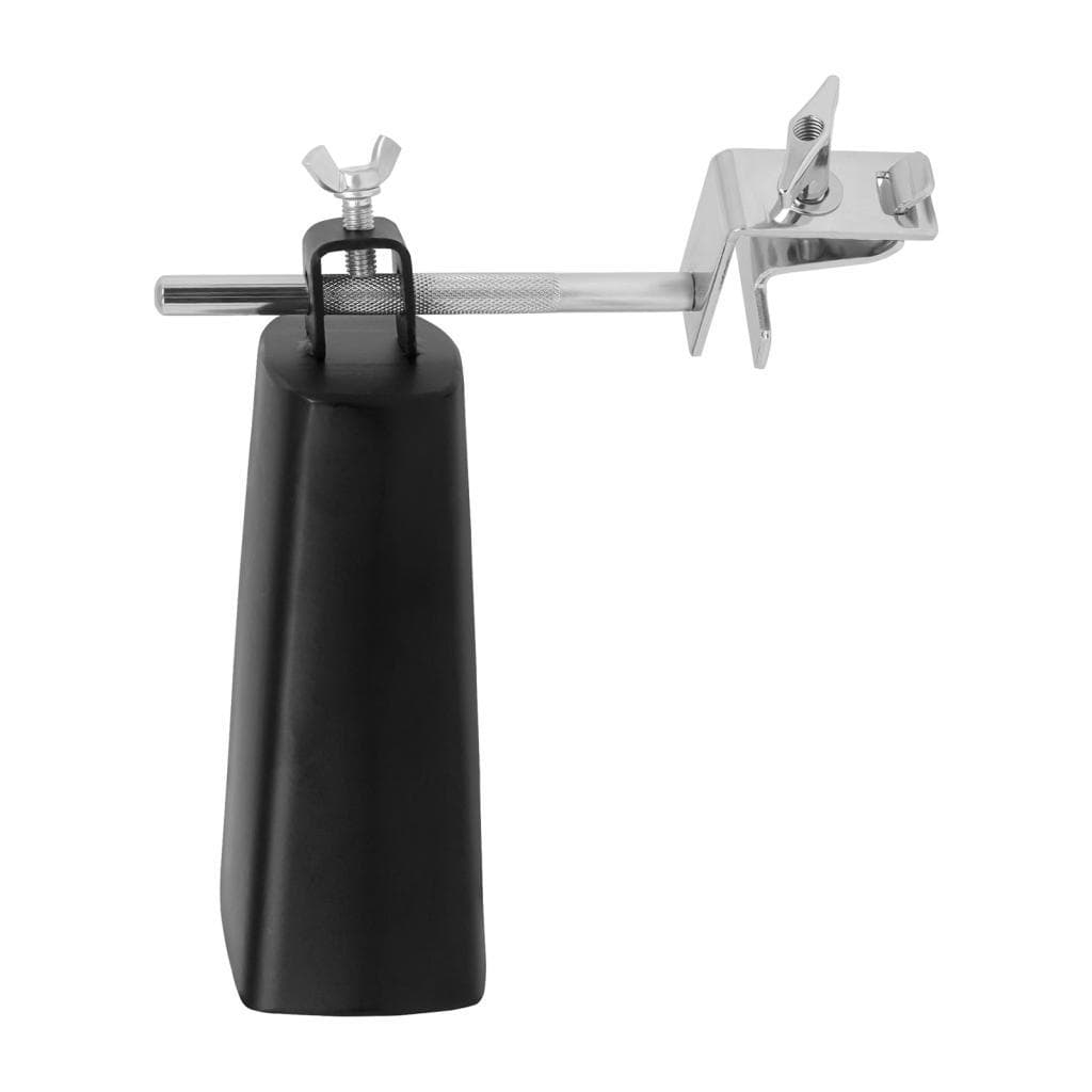 Fesjoy 6 Polegada poderoso metal cowbell instrumento construção robusta múltiplas opções de montagem para reuniões