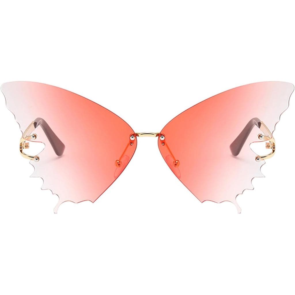 Óculos de Sol Borboleta - Óculos de Fada |   Óculos Femininos |   Óculos de Sol Fashion com Proteção UV Butterfly |   De