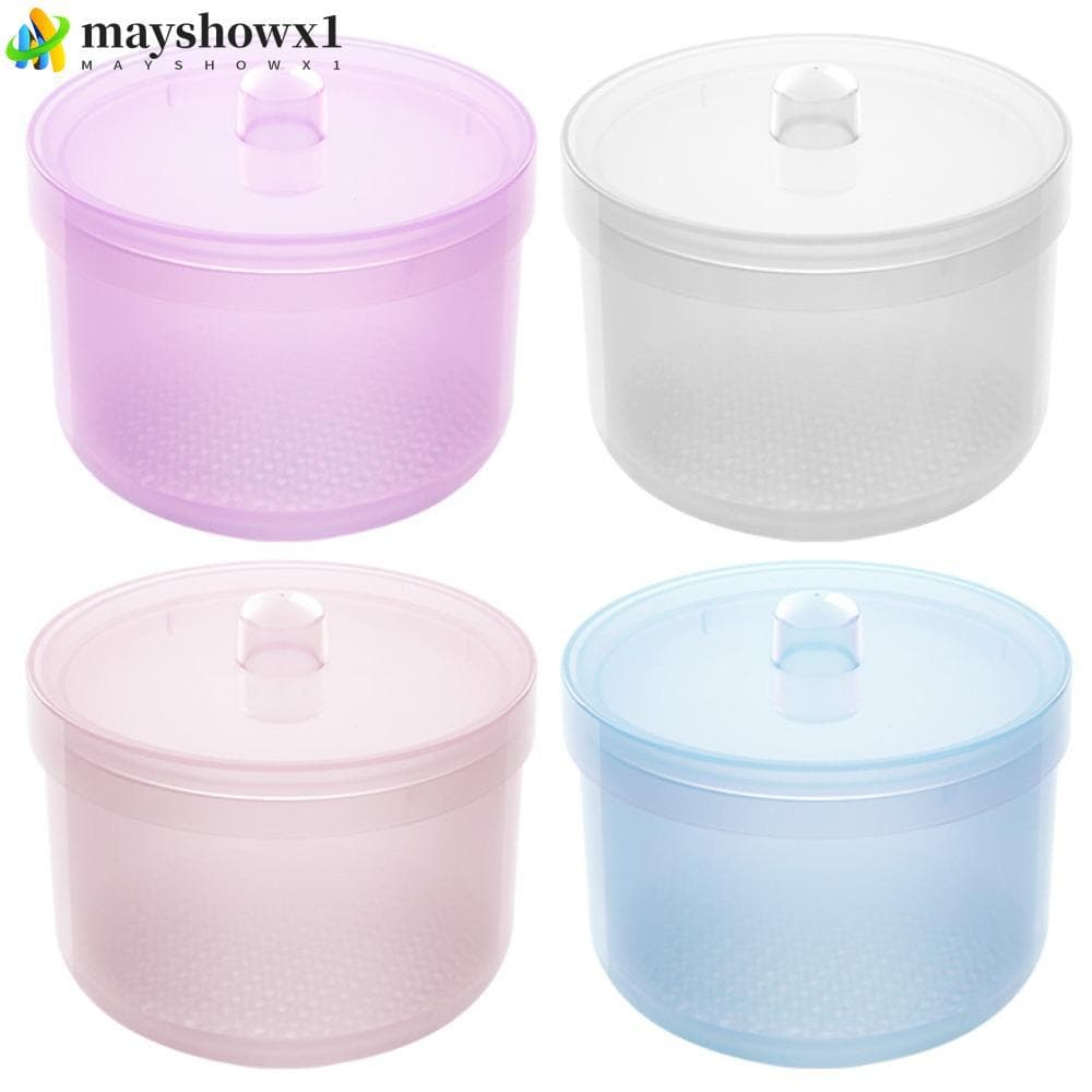 MAYSHOWX1 Esterilizador De Brocas Para Nail Art , Rosa Com Tampa Caixa De Desinfecção Plástico