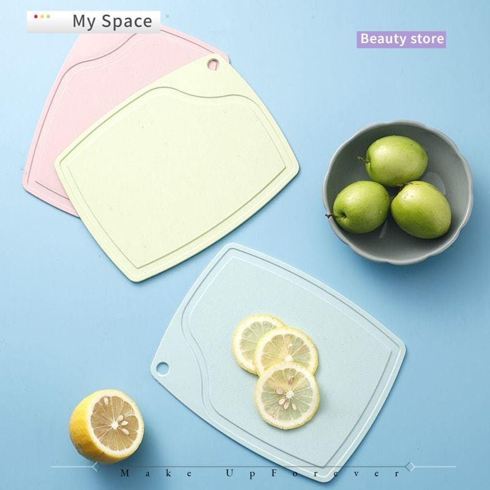 Minha Tábua De Cortar Frutas , Corte De Plástico De Cevada Com Design Anti-Transbordamento Pequena Antimofo
