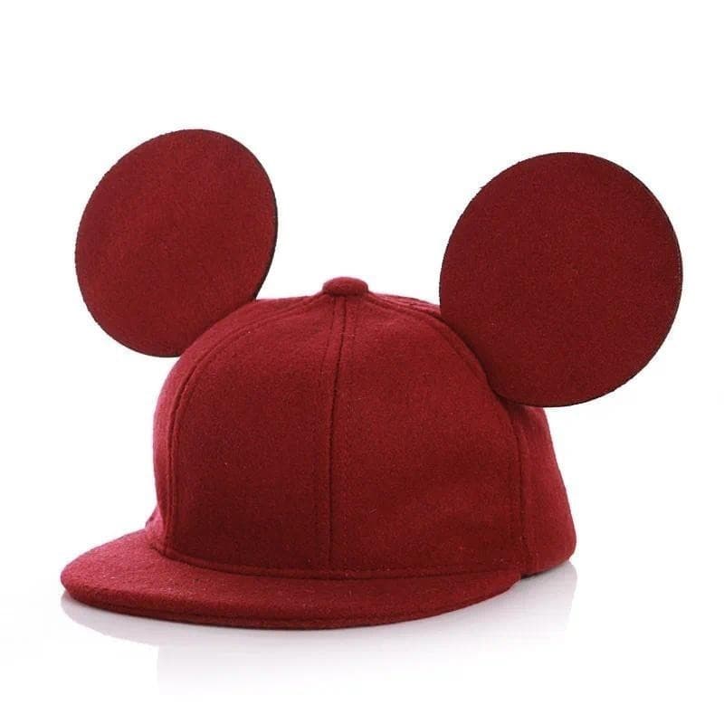 Bonés de Lã para Homens e Mulheres, Chapéus Infantis, Bonés Hip-hop, Bonés com Orelhas de Rato, Chapéus para Brincadeira