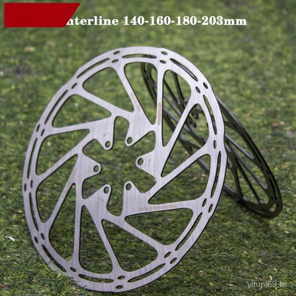 HOTWIND 140/160/180/203mm Rotor De Freio De Bicicleta De Aço Inoxidável Linha Central Peças De Disco Hidráulico Para MTB
