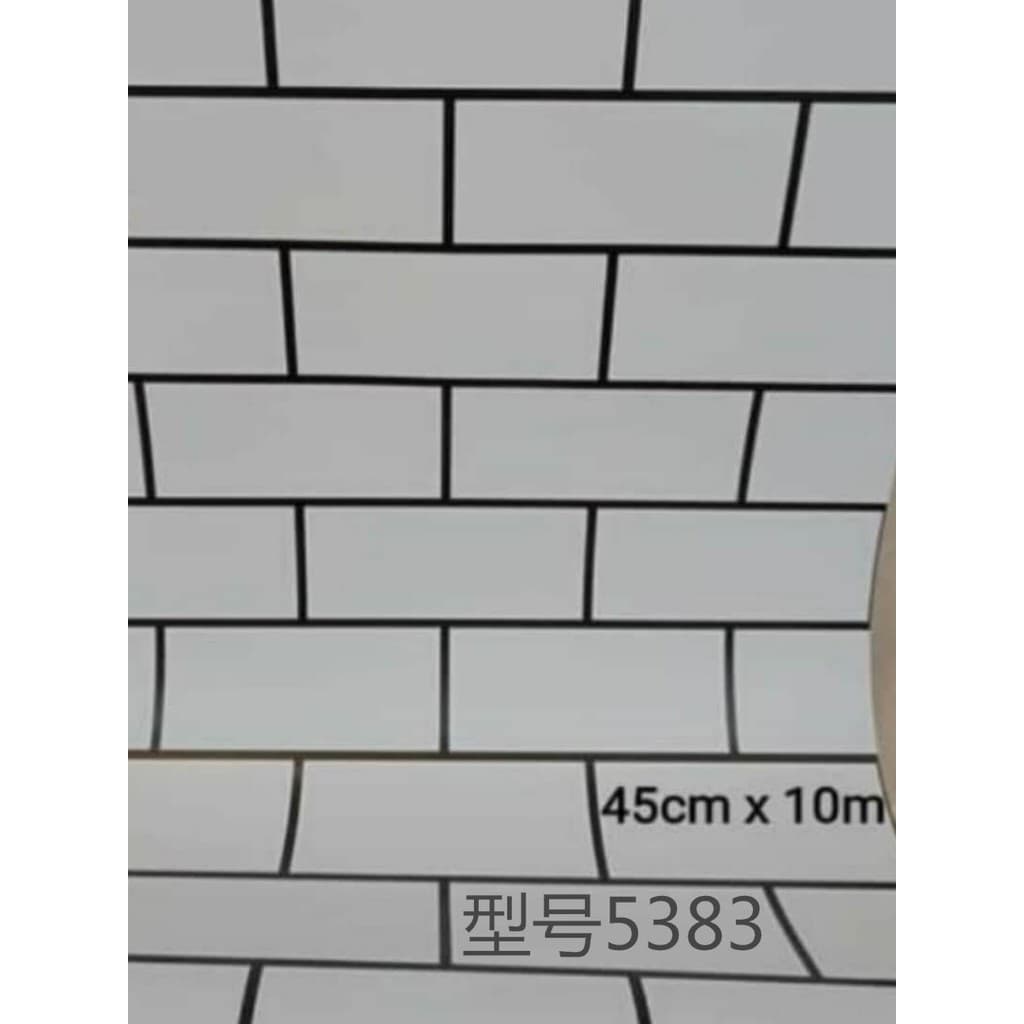 Papel de parede autoadesivo à prova d'água com cola, preto e branco, papel de parede para jardim de infância, reforma de