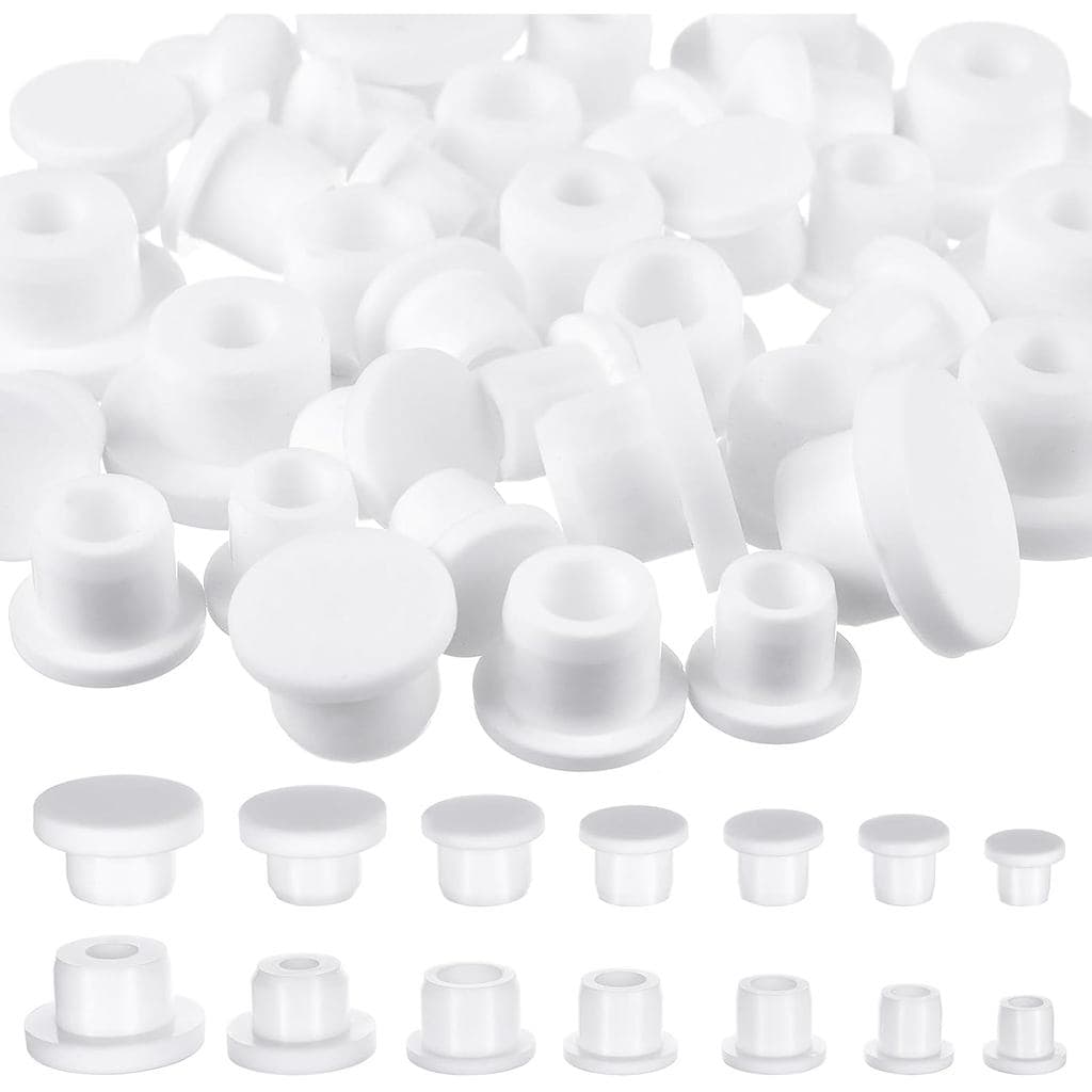 35 Peças de Tampas de Silicone para Saleiros e Pimenteiros, Tampas de 10, 11, 12, 13, 14, 15, 16mm para Saleiros e Pimen