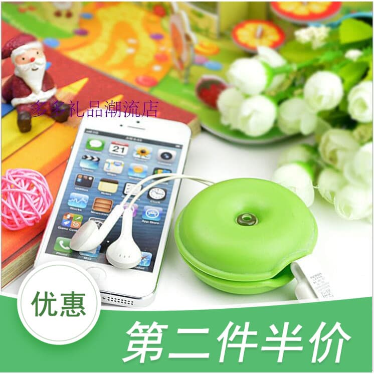 Criativo Silicone mar tartaruga cabo enrolador fone de ouvido Hub cabo Take-up prático dispositivo de armazenamento de f