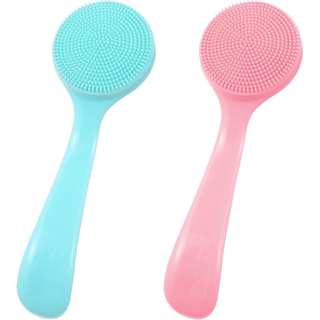 Oruola 2 peças de Escova para Lavar o Rosto, Escova Manual para Limpeza Facial, Escovas para Limpeza de Poros do Rosto,