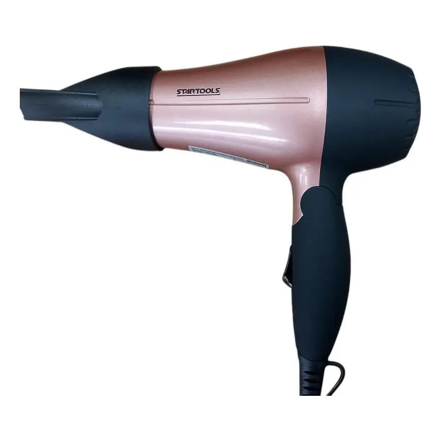 Portátil Secador 1200w Bivolt - Rosa, Leve E Eficaz Rosa 127/220v