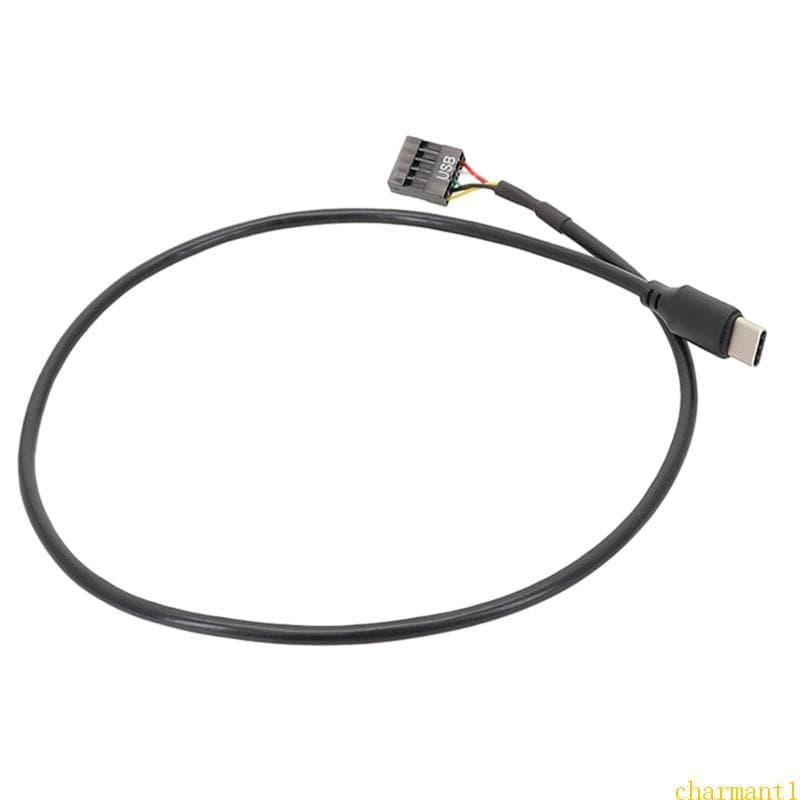 charmant USB 9Pin Para Tipo C Anti Blindagem Linha Malha Aumenta O Estabilidade