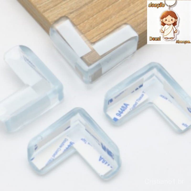 28 Peças Protetor De Quina Silicone Mesa Segurança Para Crianças E Bebes Proteção