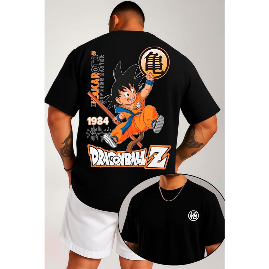 Camisa Masculina Dragon Ball Super Anime Premium Exclusiva 100% Algodão Visual Moderno