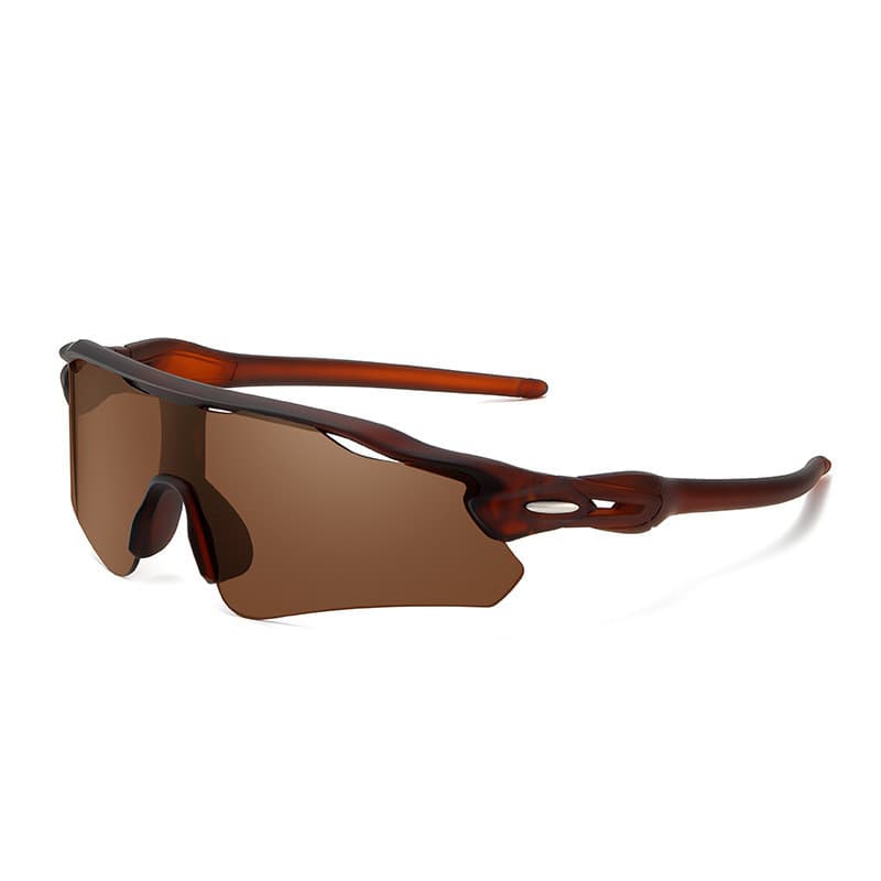 Óculos Esportivo UV400 Ciclismo Corrida Marrom