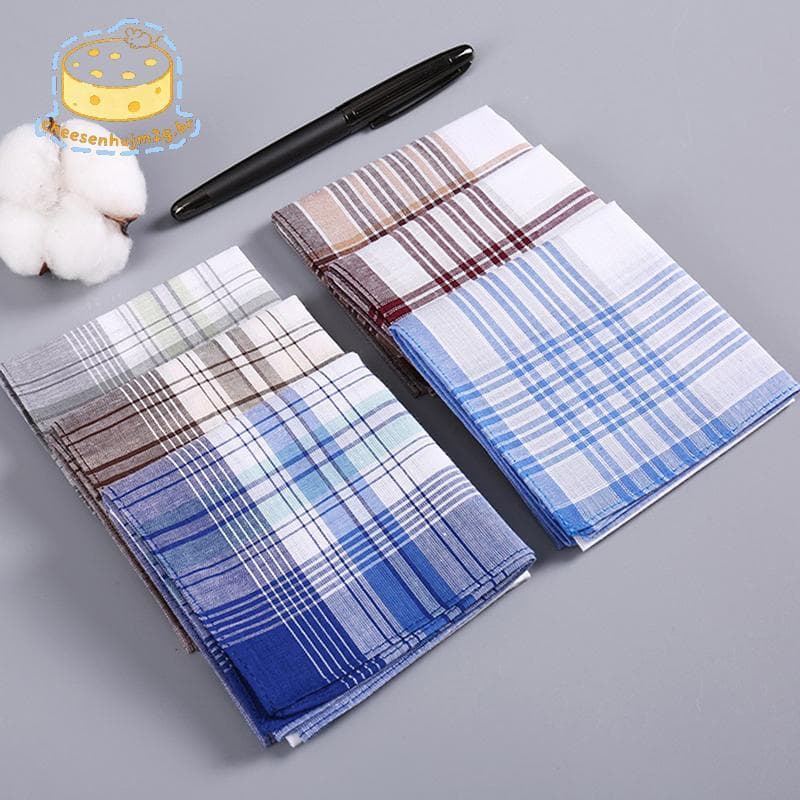 cheesenhujm2g 40x40CM Lenço De Algodão Bandana Toalha De Rosto Multiuso Para Homens Adultos Quadrados BR