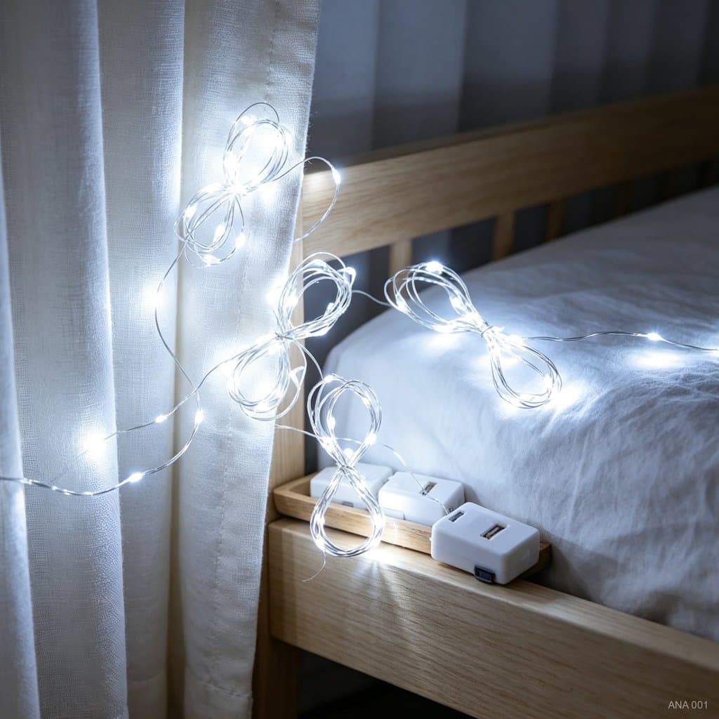 7/8/9 Pcs Led Branco A Bateria Para Decoração Prático E Eficaz Uso Imediato Funcionamento Estável E Economico