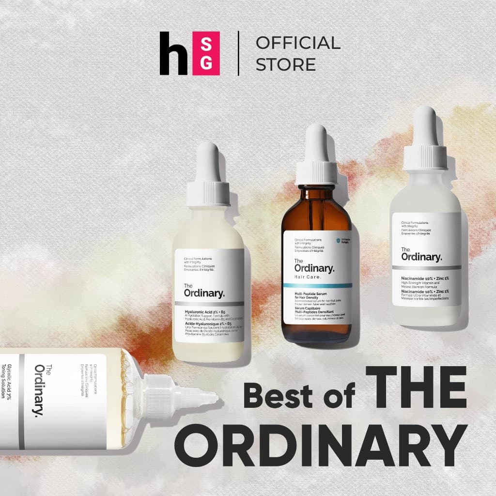 THE ORDINARY - Mais Vendidos - Niacinamida, Ácido Hialurônico, Cafeína, Alfa Arbutina, Ácido Glicólico, Buffet, NMF, Áci