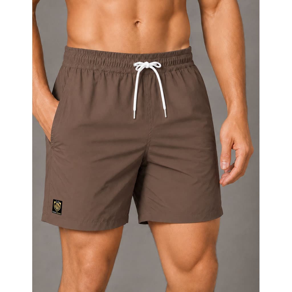 Short com Elastano Bermuda Mauricinho Praia Verão Piscina Viagem de Tactel Liso
