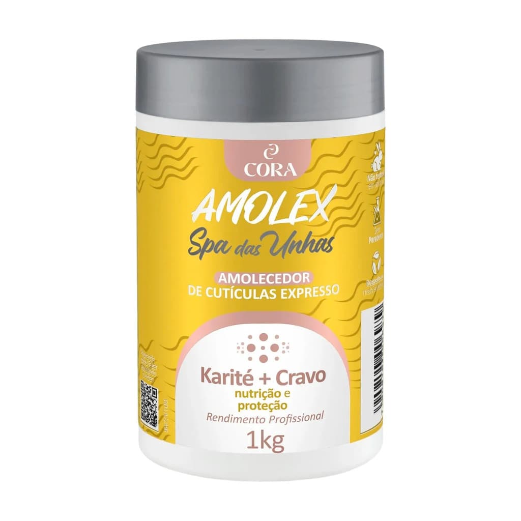 Amolecedor De Cutículas Cravo+Karite 1Kg Cora