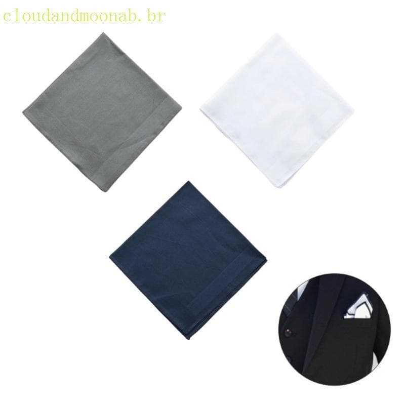 CLO 40cm Lenços Negócios Unissex Toalha Rosto Lenço Suor Bandanas 3 Peças