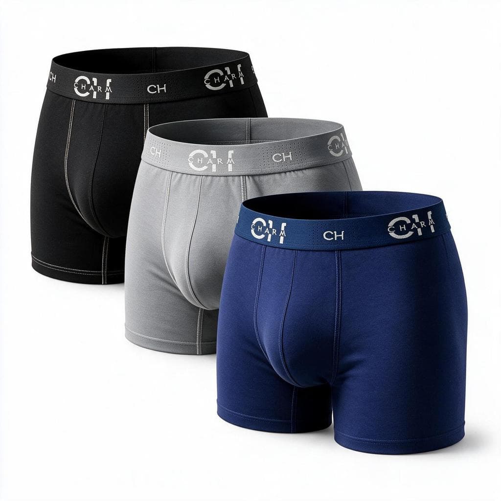 Kit 3 Cuecas Boxer Masculina Algodão Cotton Plus Size Confortável Envio Rápido Promoção