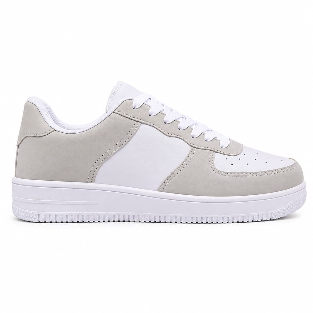 Tênis Casual Masculino Feminino PREMIUM Todo Branco Academia Crossfit Leve Confortável Macio Luxo