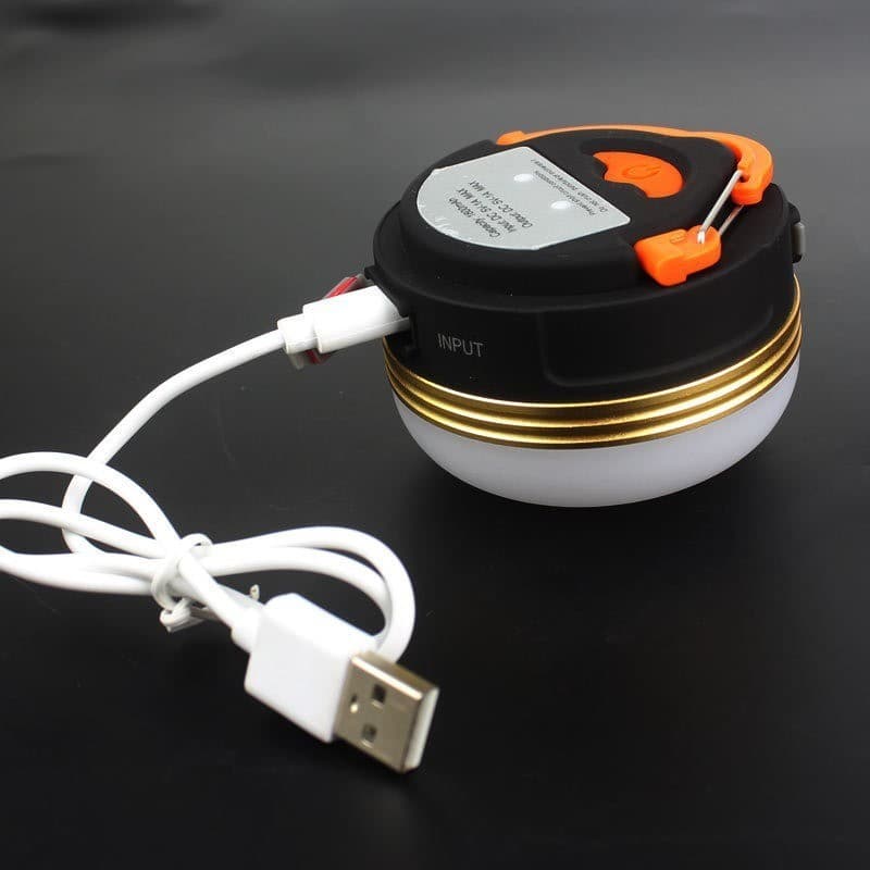 Recarregável LED ao ar livre tenda luz de acampamento luz de pesca ímã USB carregamento de emergência Cross-Border pront