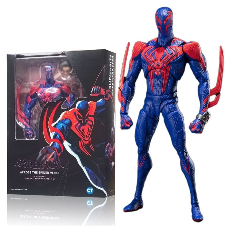 S.H.FIGUARTS Homem-Aranha 2099 Through Part One Shf Figuras de Ação Bonecos Colecionáveis Decoração Brinquedos Presente