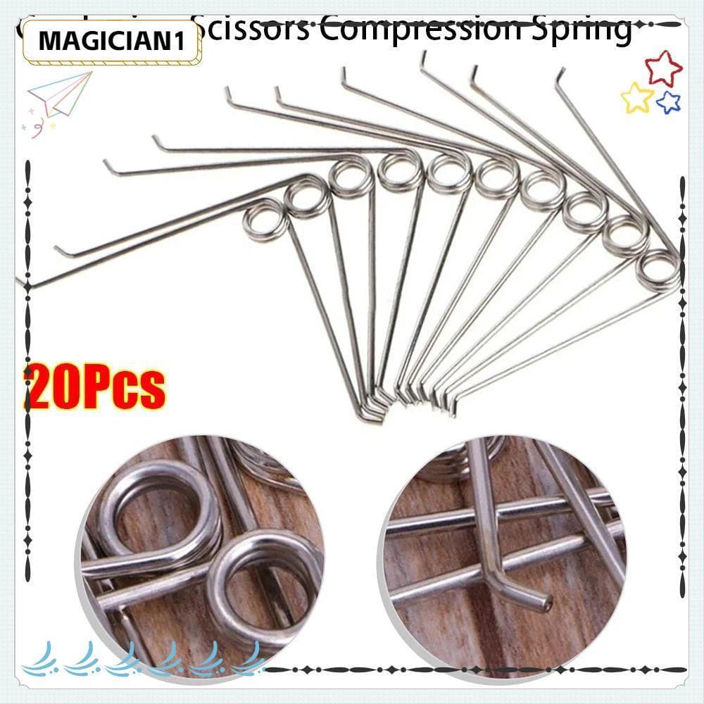 Mola De Compressão MAGICIAN 20 Unidades , Acessórios De Tesoura De Jardinagem Prateada , Aço De