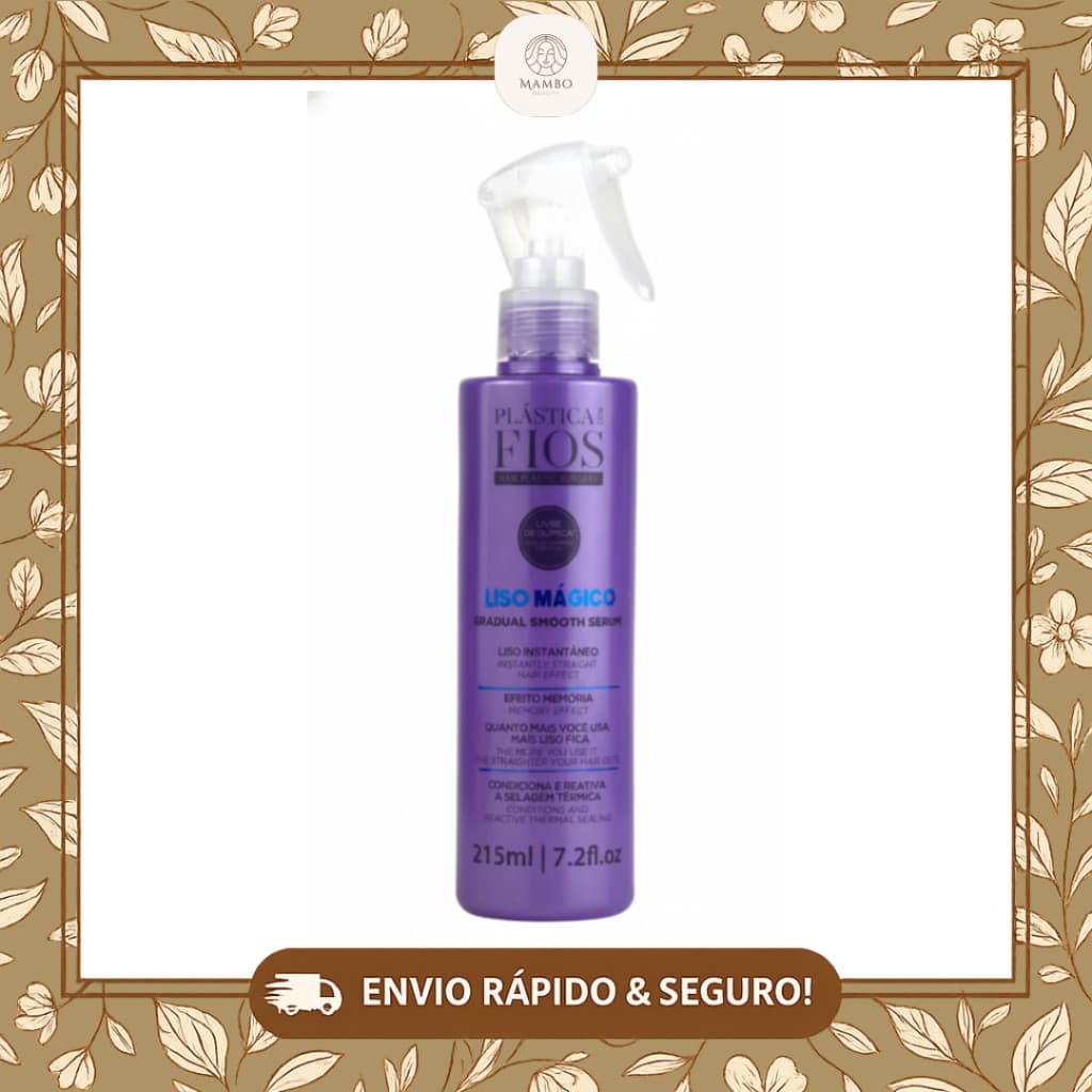 Cadiveu Professional Plástica dos Fios - Liso Mágico: Selagem Térmica Anti-Frizz - Liso - 215 ml