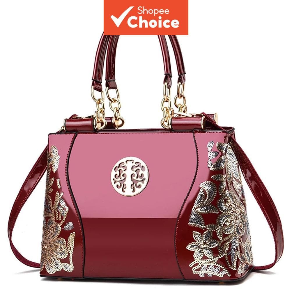 Bolsas de ombro femininas elegantes, grandes bolsas de mão desenhadas para festas e negócios, bolsas-tira-colo clássicas