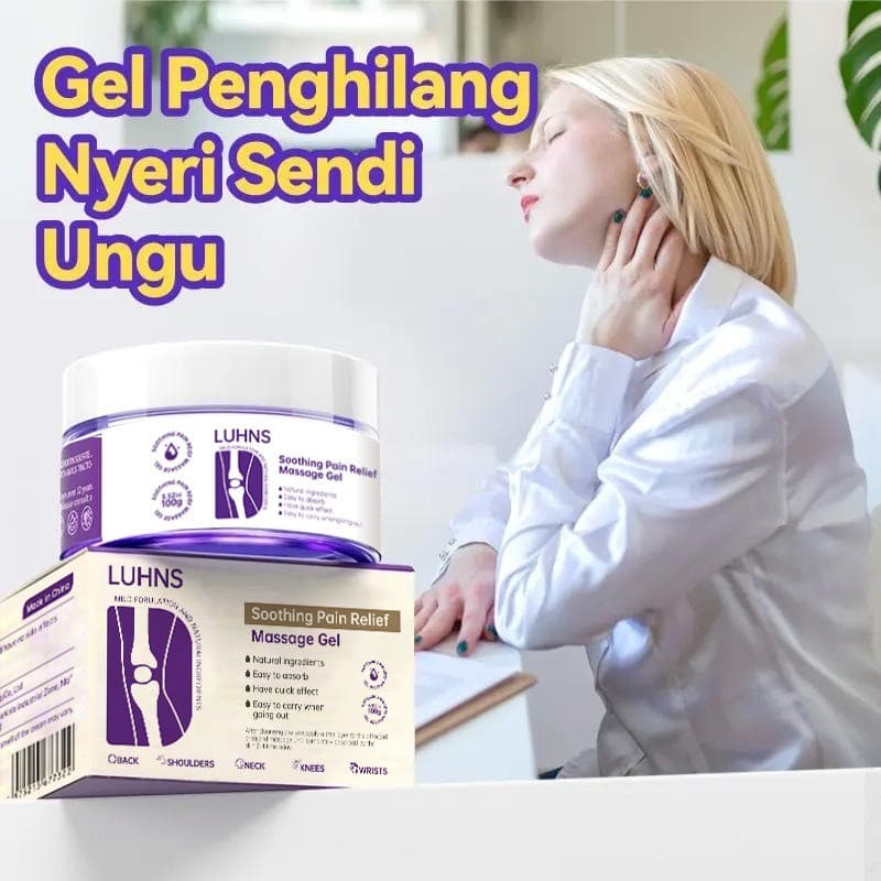 LUHNS Gel De Massagem Calmante Corporal Para Articulação Joelho Ombro Uso Externo 100g
