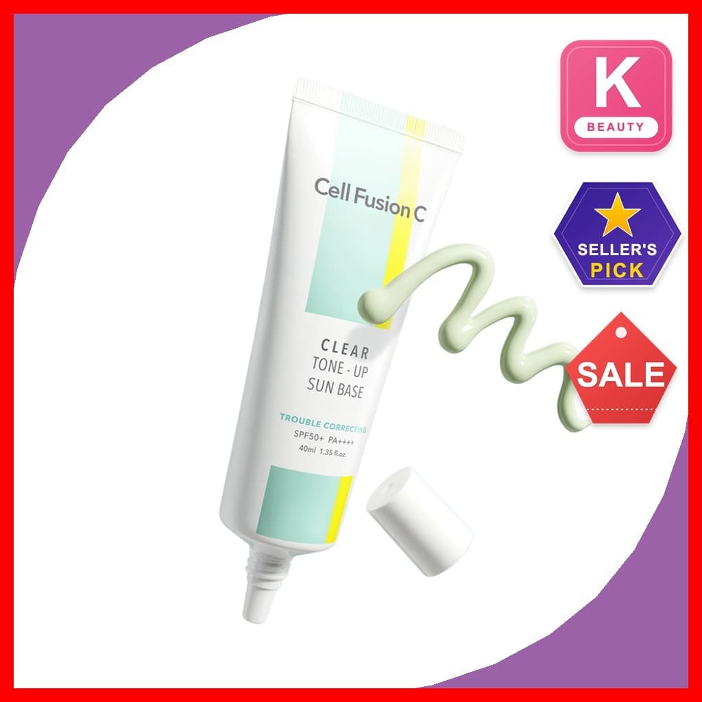 [Cell Fusion C] Base Solar Clear Tone Up Fps50 + PA + 40ml 1pc/Creme Coreano
