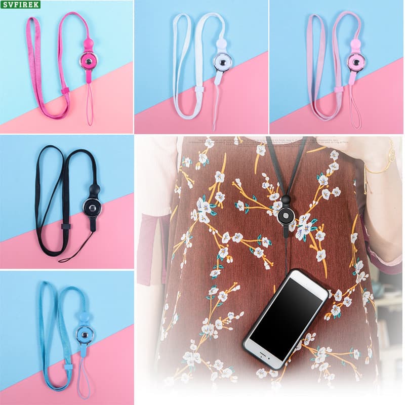 Cordão 2 Em 1 Para Celular De Segunda Geração , Fivela Rotativa Removível , Alça Fashion Cartão De Identificação , Conso