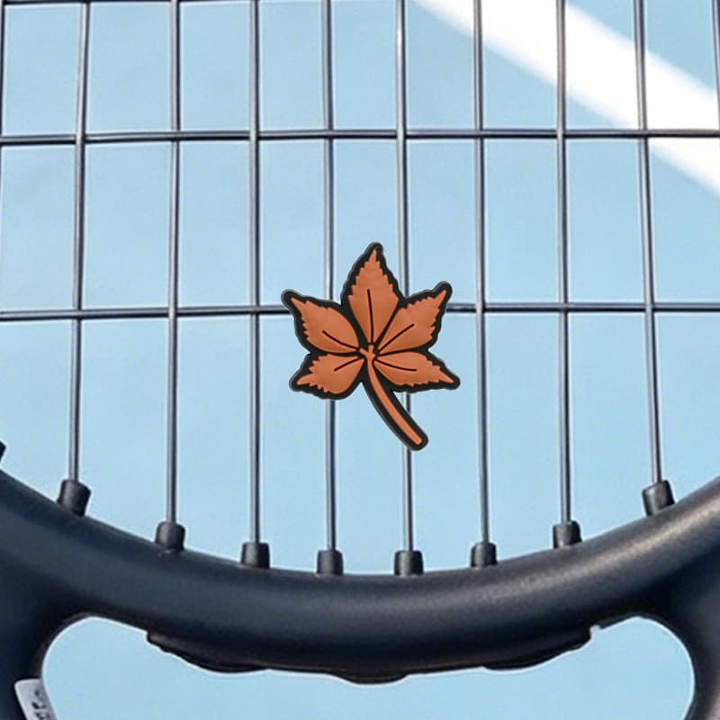 Raquete de tênis amortecedor folha amortecedor de tênis botão dos desenhos animados à prova de choque pelota Silicone bo