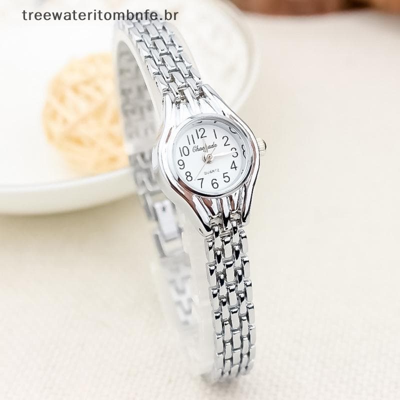 Moda Coreana Feminina Estudante Simples Estilo INS Pequeno Relógio Senhoras Bonito Temperamento Cinto Fino Casual De Qua