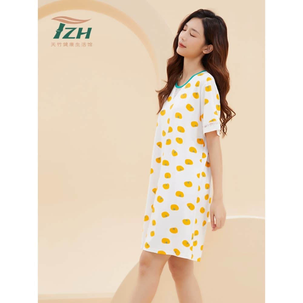 Pijama Casual feminino da marca TZH Tianzhu pode usar fora do Loungewear fresco macio confortável fácil de usar simples