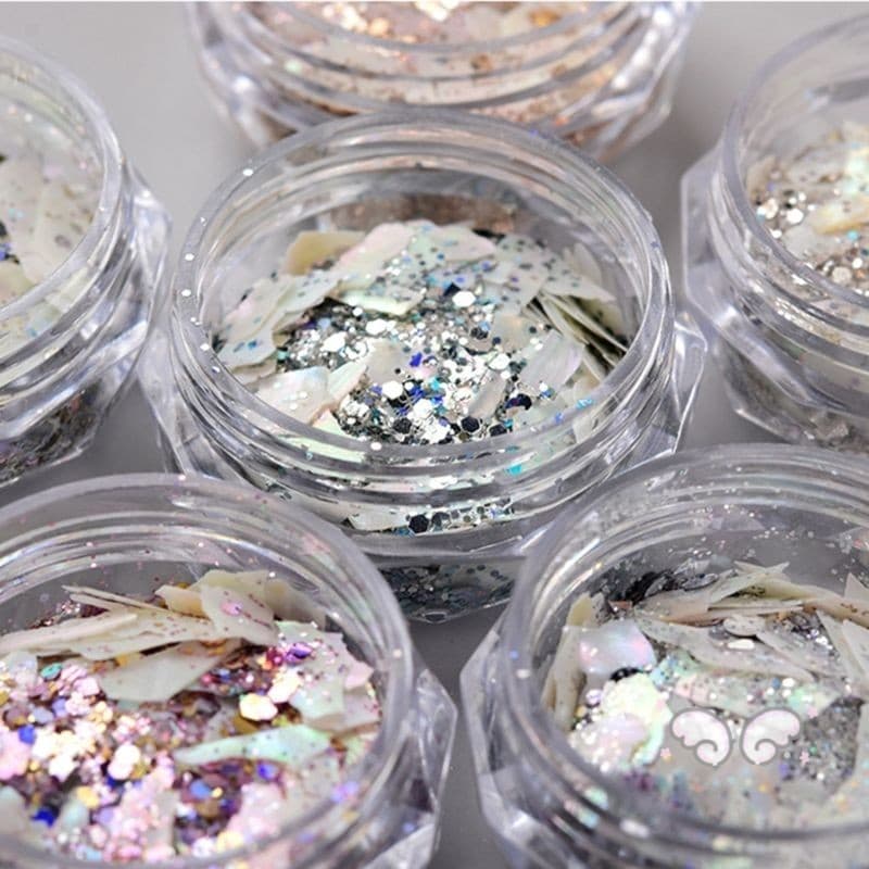 Conjunto De Arte Em Unhas Com Pedra Galáctica-Estilo 6