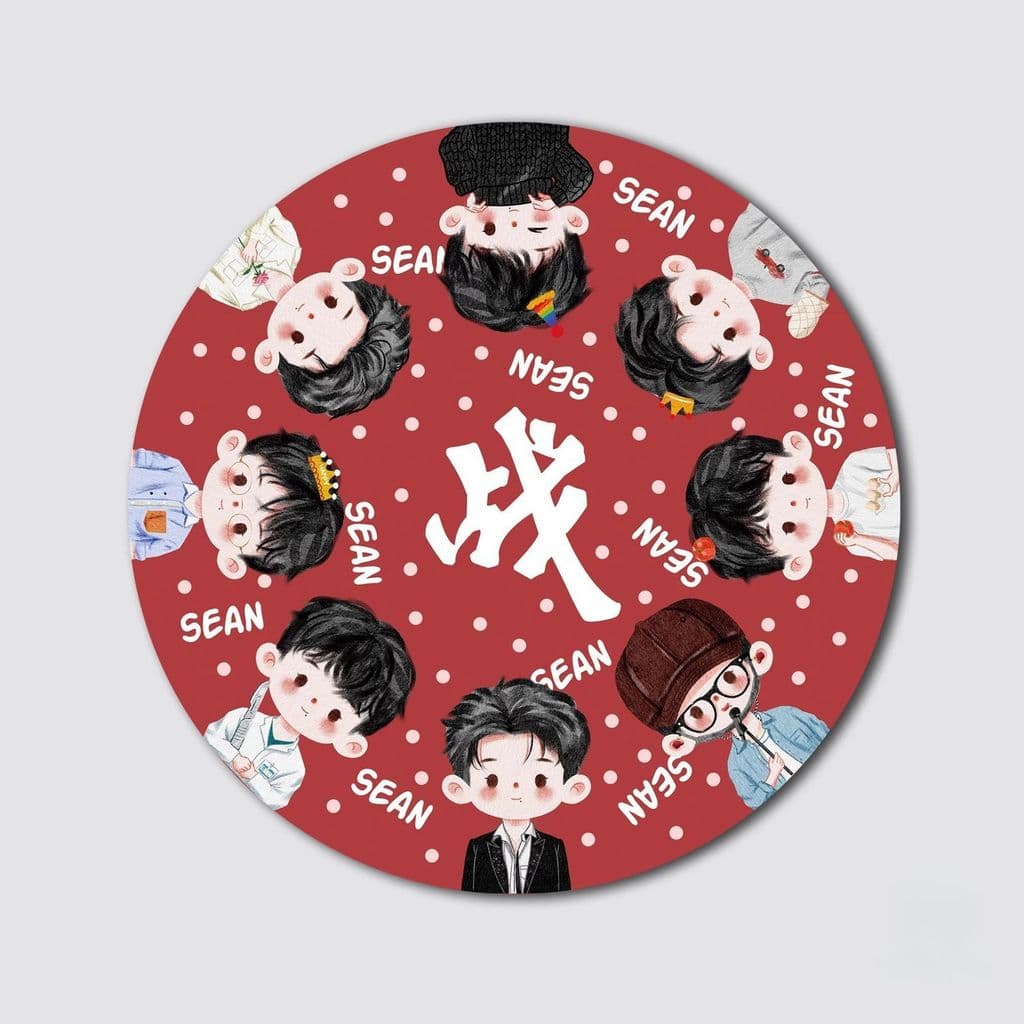Xiao Zhan periférico criativo Diatom lama Mouse pad tamanho pequeno escritório de alto valor resistente ao desgaste almo