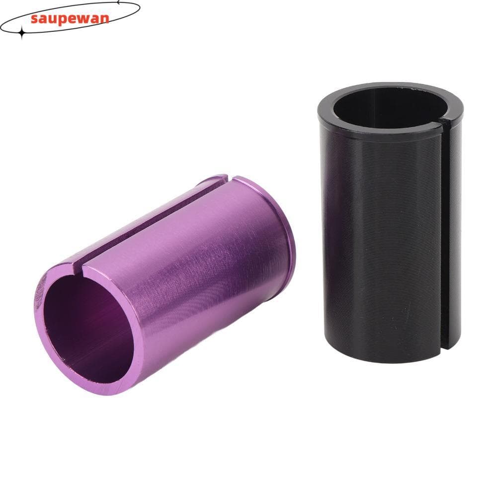 SAUPEWAN 2 Pcs Calço Adaptador De Tubo De Espigão De Assento , 27.2 Mm De Diâmetro Interno 60 Comprimento