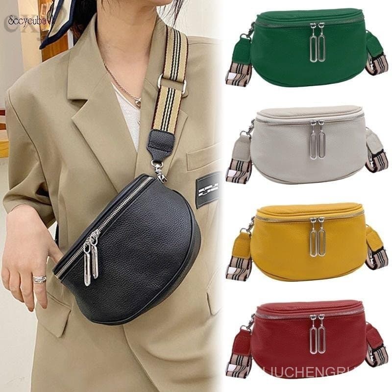 Nova Bolsa de Peito Simples para Mulheres, Grande Capacidade, Bolsas de Couro Femininas, Estilo Casual de Rua, Bolsas de